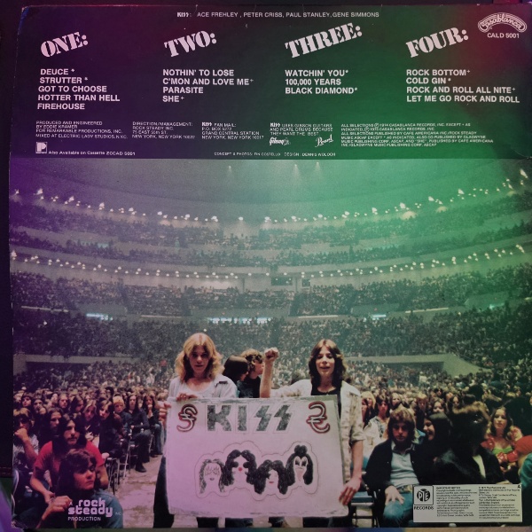 KISS Alive is 50 - back cover